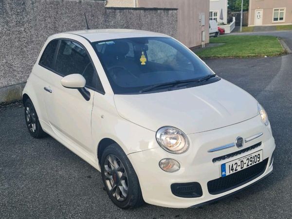 Fiat 500 Hatchback, Petrol, 2014, White