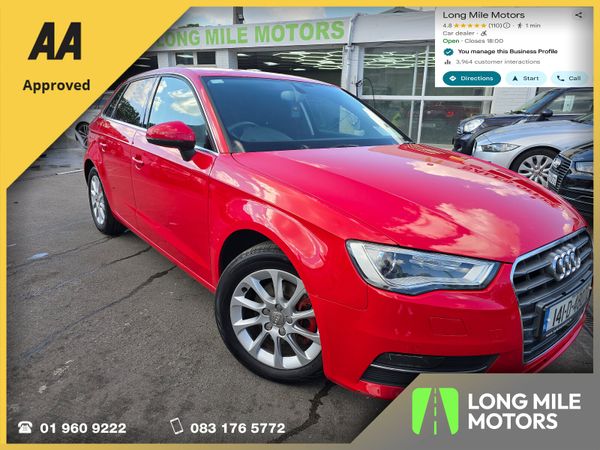 Audi A3 Hatchback, Petrol, 2014, Red