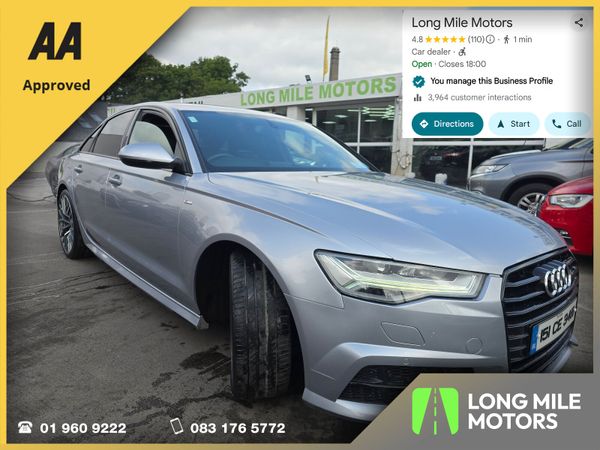 Audi A6 Saloon, Diesel, 2015, Silver