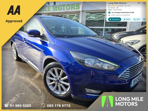 Ford Focus Hatchback, Petrol, 2018, Blue