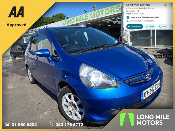 Honda Fit Hatchback, Petrol, 2007, Blue