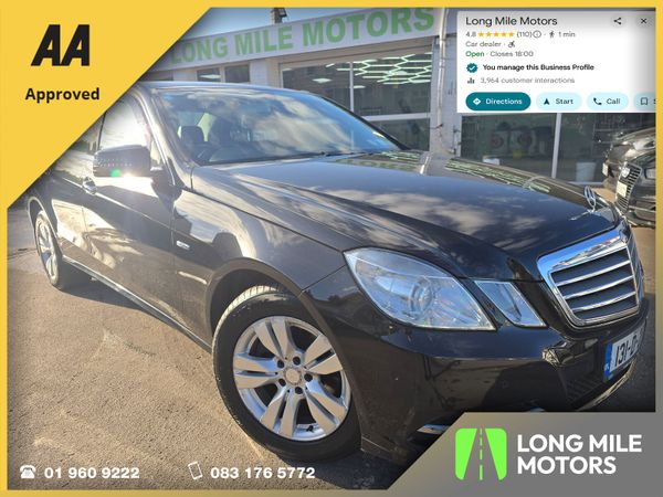 Mercedes-Benz E-Class Saloon, Diesel, 2013, Black