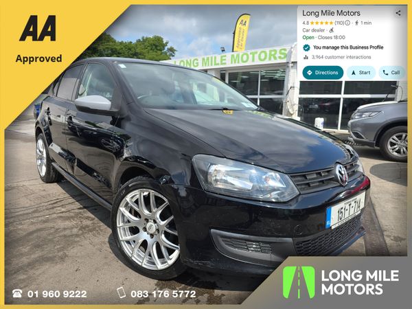 Volkswagen Polo Hatchback, Petrol, 2015, Black