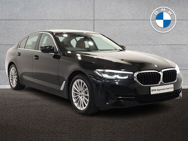 BMW 5-Series Saloon, Petrol Plug-in Hybrid, 2020, Black