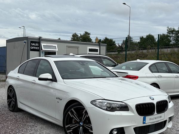 BMW 5-Series Saloon, Petrol, 2015, White