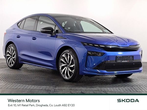 Skoda Enyaq Coupe, Electric, 2025, Blue