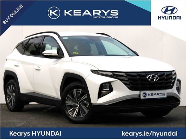 Hyundai Tucson SUV, Petrol Hybrid, 2023, White