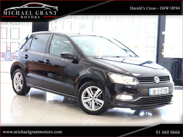 Volkswagen Polo Hatchback, Petrol, 2016, Black