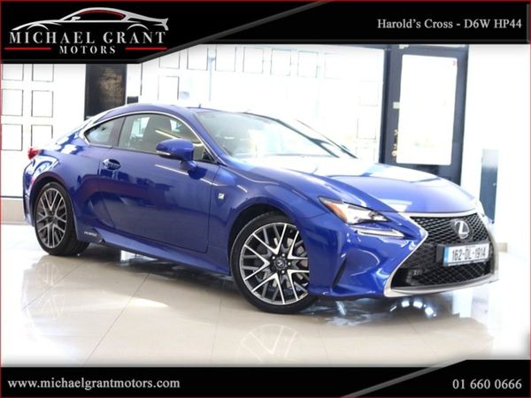 Lexus RC Coupe, Petrol Hybrid, 2016, Blue