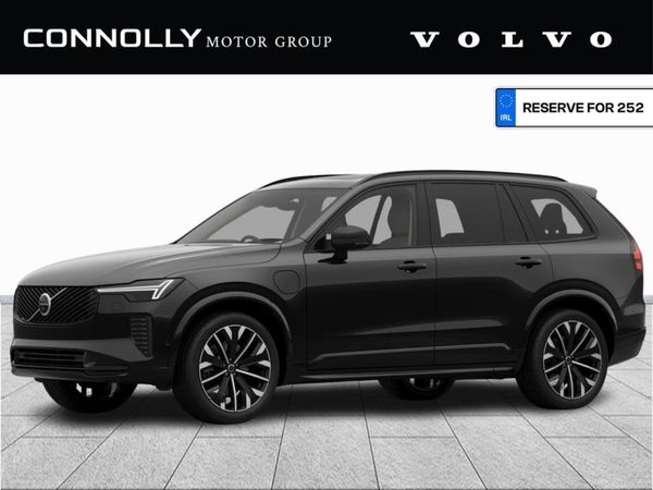 Volvo XC90 SUV, Petrol Plug-in Hybrid, 2025, Black