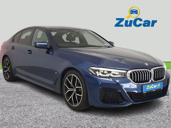 BMW 5-Series Saloon, Diesel, 2021, Blue