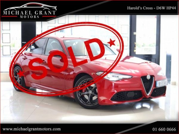 Alfa Romeo Giulia Saloon, Petrol, 2019, Red