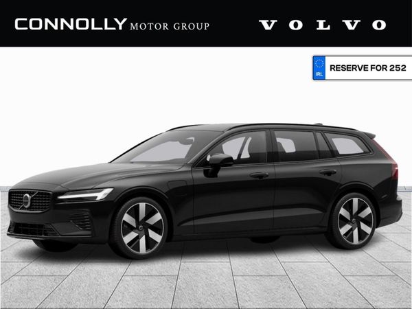 Volvo V60 Estate, Petrol Plug-in Hybrid, 2025, Black