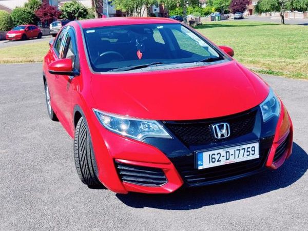 Honda Civic Hatchback, Diesel, 2016, Red