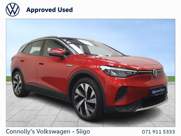 Volkswagen ID.4 SUV, Electric, 2022, Red
