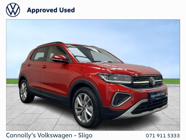 Volkswagen T-Cross SUV, Petrol, 2025, Red
