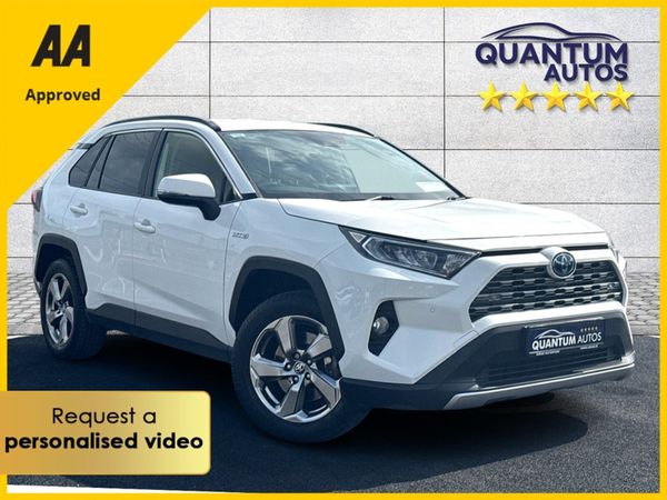 Toyota RAV4 SUV, Petrol Hybrid, 2019, White