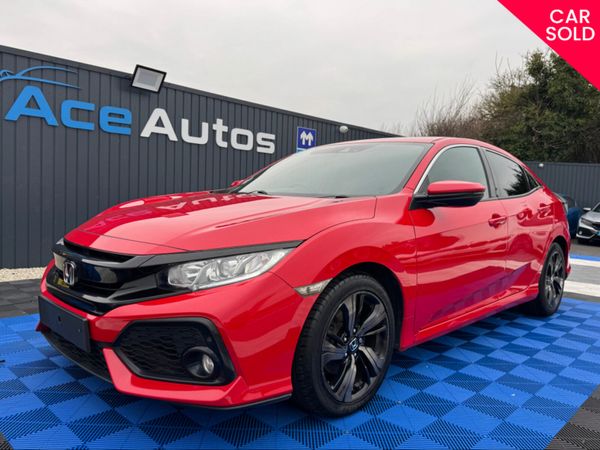 Honda Civic Hatchback, Diesel, 2018, Red