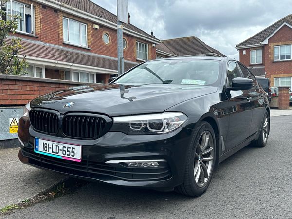 BMW 5-Series Saloon, Diesel, 2018, Black