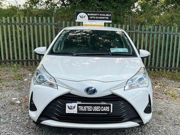 Toyota Vitz Hatchback, Petrol Hybrid, 2020, White