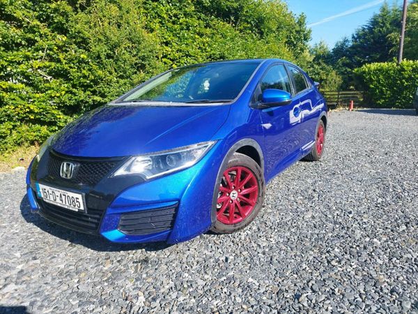 Honda Civic Hatchback, Petrol, 2015, Blue