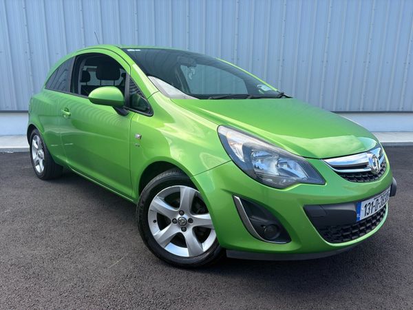 Vauxhall Corsa Hatchback, Petrol, 2013, Green