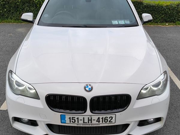 BMW 5-Series Estate, Diesel, 2015, White