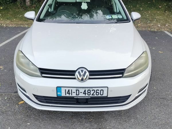 Volkswagen Golf Hatchback, Petrol, 2014, White