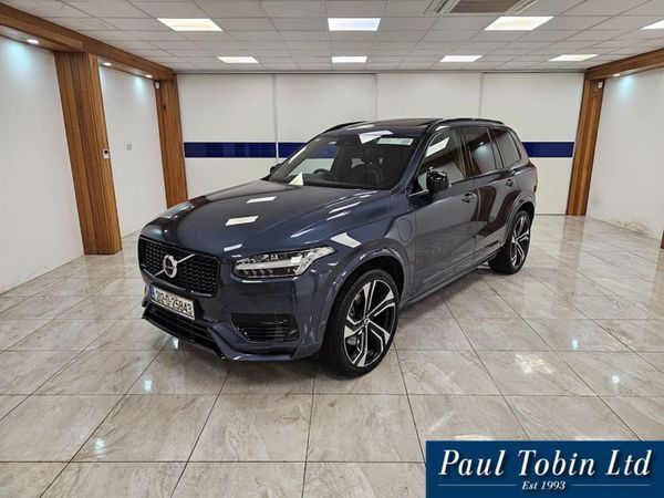 Volvo XC90 Estate, Hybrid, 2021, Blue