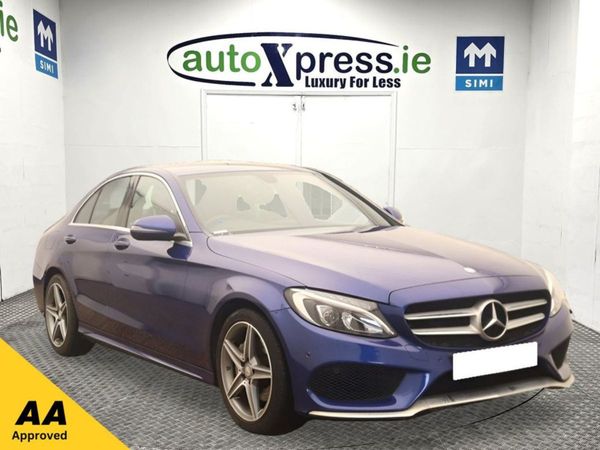 Mercedes-Benz C-Class Saloon, Diesel, 2017, Blue