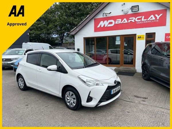 Toyota Vitz Hatchback, Petrol, 2018, White