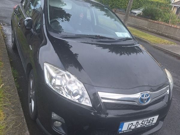 Toyota Auris Hatchback, Petrol Hybrid, 2012, Black