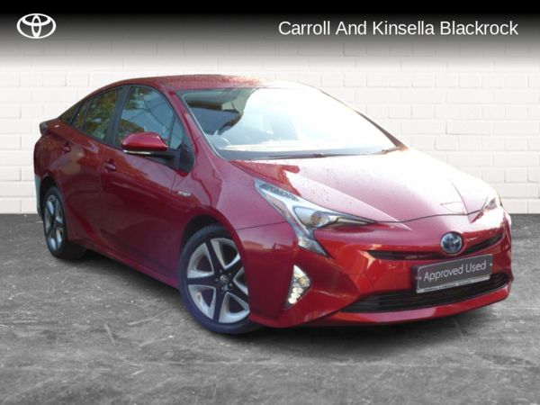 Toyota Prius Hatchback, Petrol Hybrid, 2018, Red