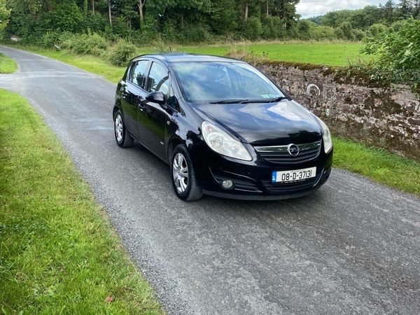 Opel Corsa Hatchback, Petrol, 2008, Black