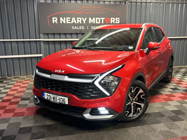 Kia Sportage SUV, Diesel Hybrid, 2023, Red
