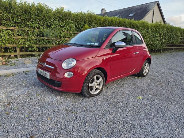 Fiat 500 Hatchback, Petrol, 2010, Red