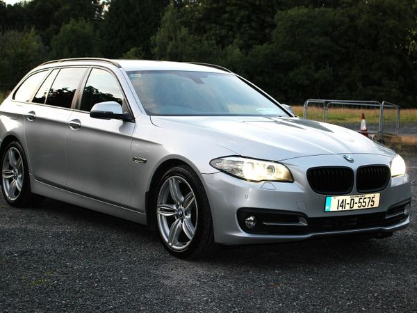 BMW 5-Series Estate, Diesel, 2014, Silver
