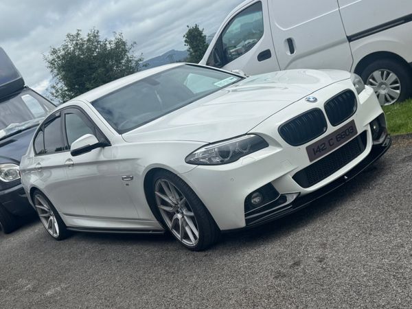 BMW 5-Series Saloon, Diesel, 2014, White