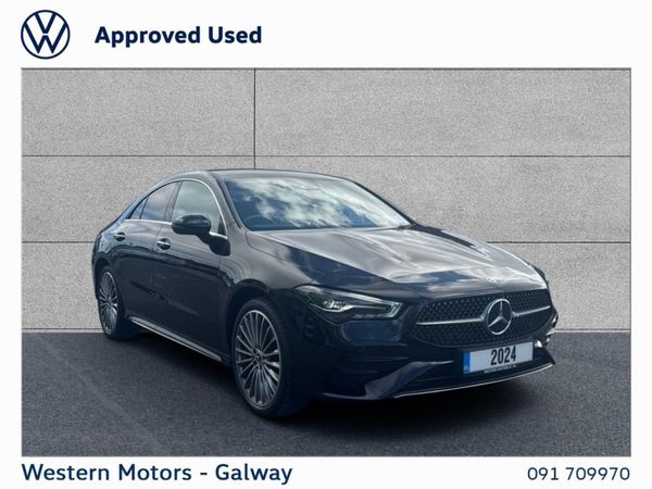 Mercedes-Benz CLA Coupe, Petrol Plug-in Hybrid, 2024, Black