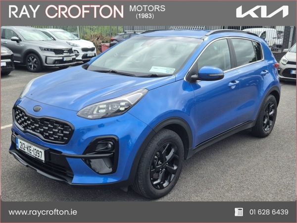 Kia Sportage SUV, Diesel Hybrid, 2021, Blue