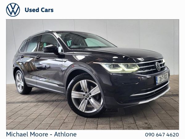 Volkswagen Tiguan SUV, Diesel, 2021, Black
