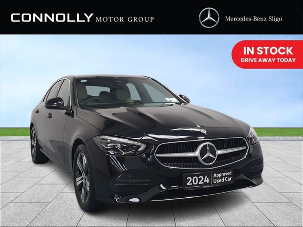 Mercedes-Benz C-Class Saloon, Petrol Hybrid, 2024, Black