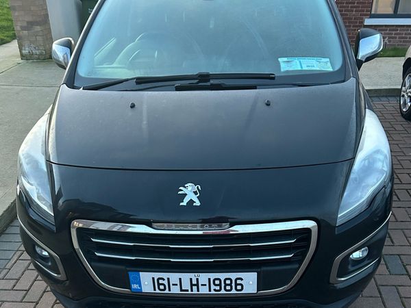 Peugeot 3008 SUV, Diesel, 2016, Black