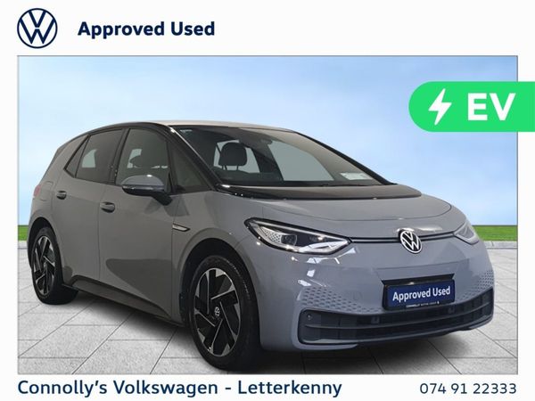 Volkswagen ID.3 Hatchback, Electric, 2022, Grey