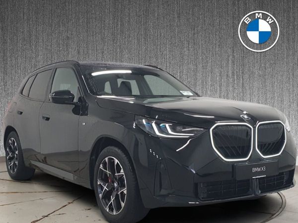 BMW X3 SUV, Petrol Plug-in Hybrid, 2025, Black