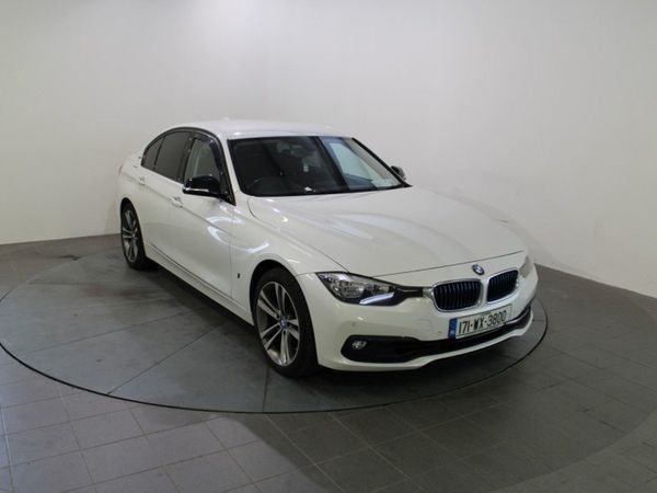 BMW 3-Series Saloon, Petrol Plug-in Hybrid, 2017, White