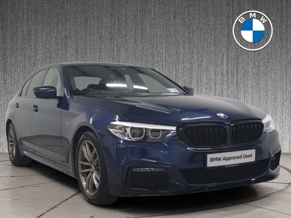 BMW 5-Series Saloon, Diesel, 2019, Blue