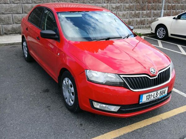Skoda Rapid Saloon, Petrol, 2013, Red