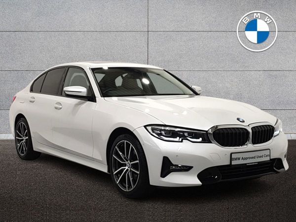 BMW 3-Series Saloon, Petrol, 2019, White