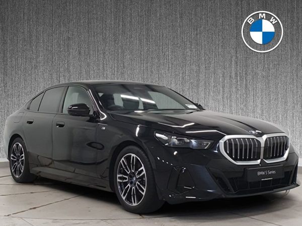 BMW 5-Series Saloon, Petrol Plug-in Hybrid, 2025, Black